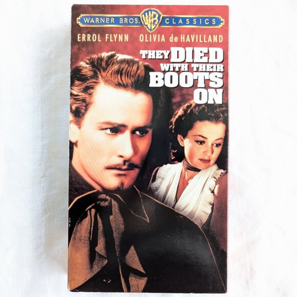 3/$15 They Died with their Boots on (1942) VHS movie Errol Flynn - Picture 1 of 7